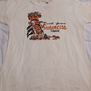 Suavecita Graphic T-Shirt in Cream and Orange